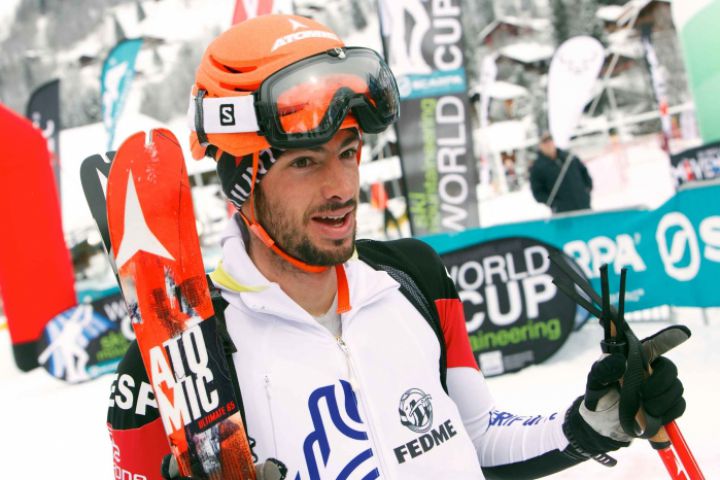 Kilian leads the world cup after a victory in the diablerets